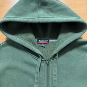 Moosejaw Forest Green Zip Hoodie